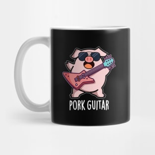 Pork Guitar Cute Rock Guitar Pig Pun Mug